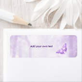 バタフライパープルラベルシール ラベル (インサイチュ)