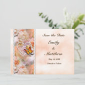 バタフライパールハートフローラセレニティバラ セーブザデート (スタンド正面)