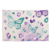 バタフライヒョウ白 枕カバー (裏面-右)