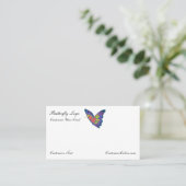 バタフライビジネスカードロゴテンプレート 名刺 (スタンド正面)