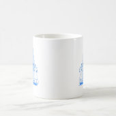 バタフライビーチ航海の沿岸セーリングセーラー コーヒーマグカップ (中央)