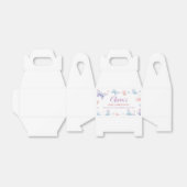 バタフライビーフボックス誕生日ベビーシャワー フェイバーボックス (折り畳みなし)