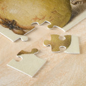 バタフライビー果実昆虫イラストレーション ジグソーパズル (側面)