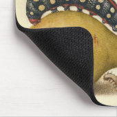 バタフライビー果実昆虫イラストレーション マウスパッド (コーナー)