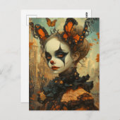 バタフライピエロ ポストカード (正面/裏面)