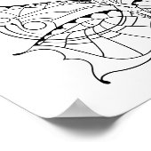 バタフライピクシー妖精 – かわいい大人の着色ポスター ポスター (角)