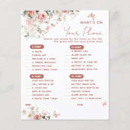 バタフライピンクあなたの電話の赤ちゃんシャワーに何が