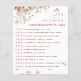 バタフライピンクあなたの電話の赤ちゃんシャワーに何が