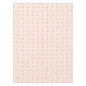 バタフライピーチバラ金ゴールドピンク テーブルクロス (正面)