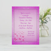 バタフライファンタジー招待状 招待状 (スタンド正面)