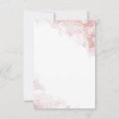 バタフライファースト誕生日ガールファーストサンキューカード サンキューカード (裏面)