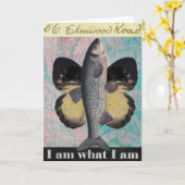 バタフライフィッシュ、父の日 カード (黄色い花)