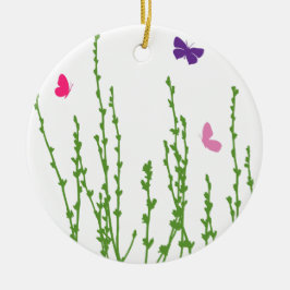 バタフライフィールド セラミックオーナメント