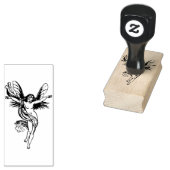 バタフライフェアリーガールファンタジー ラバースタンプ (押印)