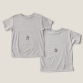 バタフライフェアリータトゥーベクトル – ヴィンテージフローラアート (デザイン正面&裏面)