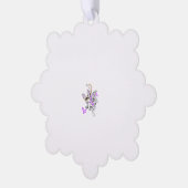 バタフライフェアリータトゥーベクトル – ヴィンテージフローラアート オーナメントカード (左)