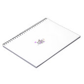 バタフライフェアリータトゥーベクトル – ヴィンテージフローラアート ノートブック (左側)