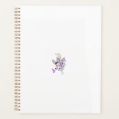 バタフライフェアリータトゥーベクトル – ヴィンテージフローラアート プランナー手帳 (正面)