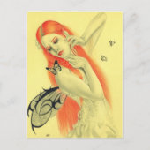 バタフライフェアリー秘密はがき ポストカード (正面)