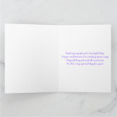 バタフライフェアリー&センタール誕生日 カード (内部)