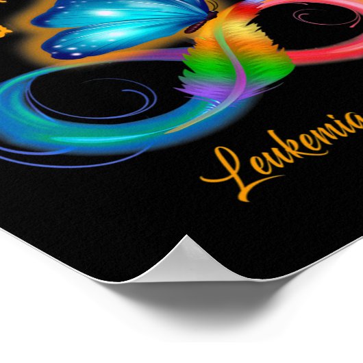 バタフライフェイスホープラブ白血病認識度 ポスター (角)