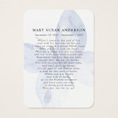 バタフライフォトメモリアルカード (正面)