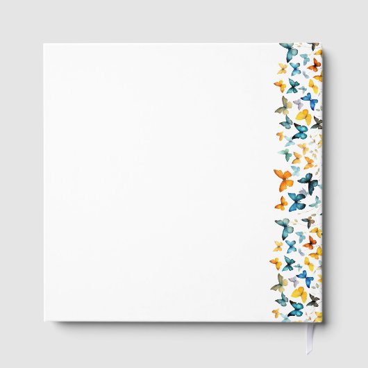 バタフライフォト葬儀ゲストブック ゲストブック (裏面)