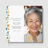 バタフライフォト葬儀ゲストブック ゲストブック (正面)