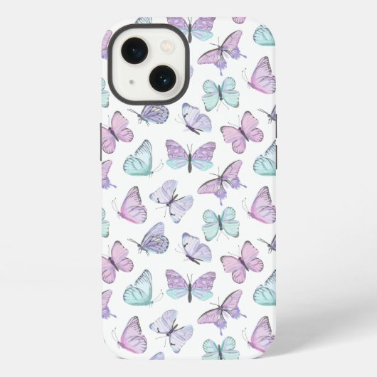 バタフライフォンケース iPhoneケース (裏面)