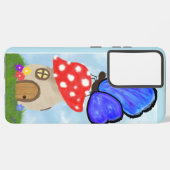バタフライフォンケース SAMSUNG GALAXYケース (左側面)