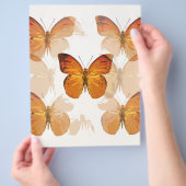 バタフライフライフライヤー チラシ (手)