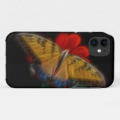 バタフライフラクタルタイガーアゲハチョウ Case-Mate iPhoneケース (裏面(横))