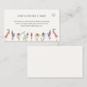 バタフライフラワーガーデン囲いカード エンクロージャーカード (正面/裏面)