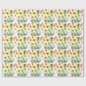 バタフライフラワーガーデン ラッピングペーパー (フラット)