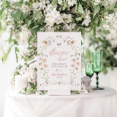 バタフライフラワーブーケバー ポスター