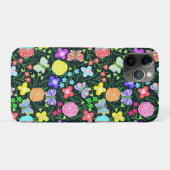 バタフライフラワーレインボー Case-Mate iPhoneケース (裏面(横))