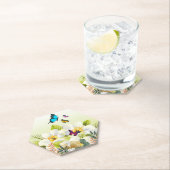 バタフライフラワー紙コースター ペーパーコースター (インサイチュ)