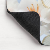 バタフライフラワー自然穏やかな マウスパッド (コーナー)