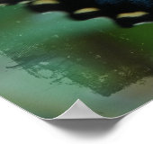 バタフライフリースピリットポスタープリント ポスター (角)