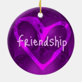 バタフライフレンドシップオーナメント セラミックオーナメント (裏面)