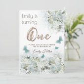 バタフライフローラガーデンの最初の誕生日 招待状 (スタンド正面)