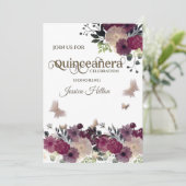 バタフライフローラガーデンキンセアニェラグリーン 招待状 (スタンド正面)