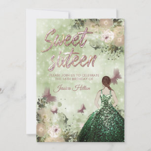 バタフライフローラガーデンsweet sixteen 招待状