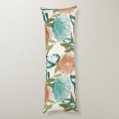 バタフライフローラクッション ボディピロー (裏面 (縦))