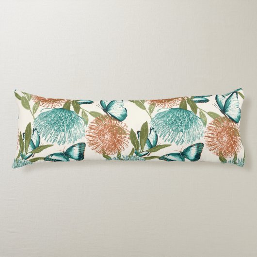 バタフライフローラクッション ボディピロー (正面)