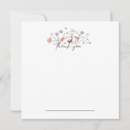 バタフライフローラサンキューノーテカード サンキューカード