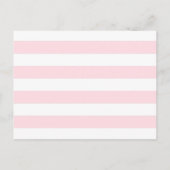 バタフライフローラピンクガール赤ちゃんシャワーブックカード インビテーションポストカード (裏面)