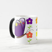 バタフライフローラブラッズデスティニーガーデンズ モーフィングマグカップ (正面左)