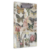 バタフライフローラヴィンテージエフェメラデクページ クリップボード (右)