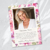 バタフライフローラ写真記念碑 サンキューカード